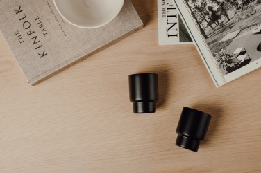 Logo trade promotional item photo of: VINGA Nagano RCS  recycled SS mugs, set of 2