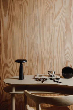 Logo trade corporate gifts image of: VINGA Avery RCS table lamp