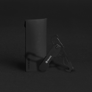 Logo trade promotional products image of: Gear X foldable EDC tool with carabiner and parcel cutter