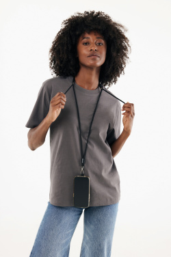 Logotrade promotional gift picture of: CarryLoop RCS recycled PET adjustable phone holder lanyard