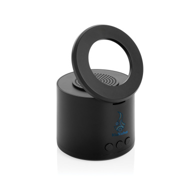 Logo trade promotional giveaway photo of: Magpulse RCS recycled plastic 3W speaker w/magnetic holder