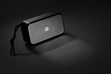 Logotrade promotional gift image of: Swiss Peak RCS recycled aluminium 10W bass speaker