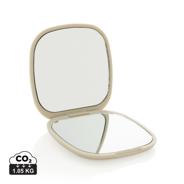 Logo trade promotional merchandise image of: Reflecta RCS recycled plastic make-up mirror