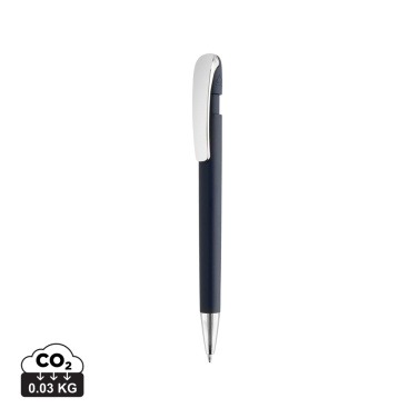 Logo trade promotional giveaways image of: Glide GRS certified R-ABS Metal Clip Pen
