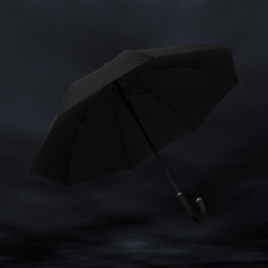 Logotrade corporate gift image of: Swiss Peak Vero Aware™ RPET 25” umbrella w luxe handle