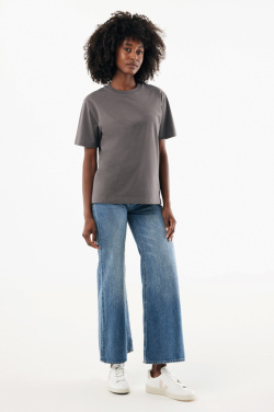 Logo trade promotional giveaway photo of: IQONIQ Nikko heavyweight recycled cotton t-shirt