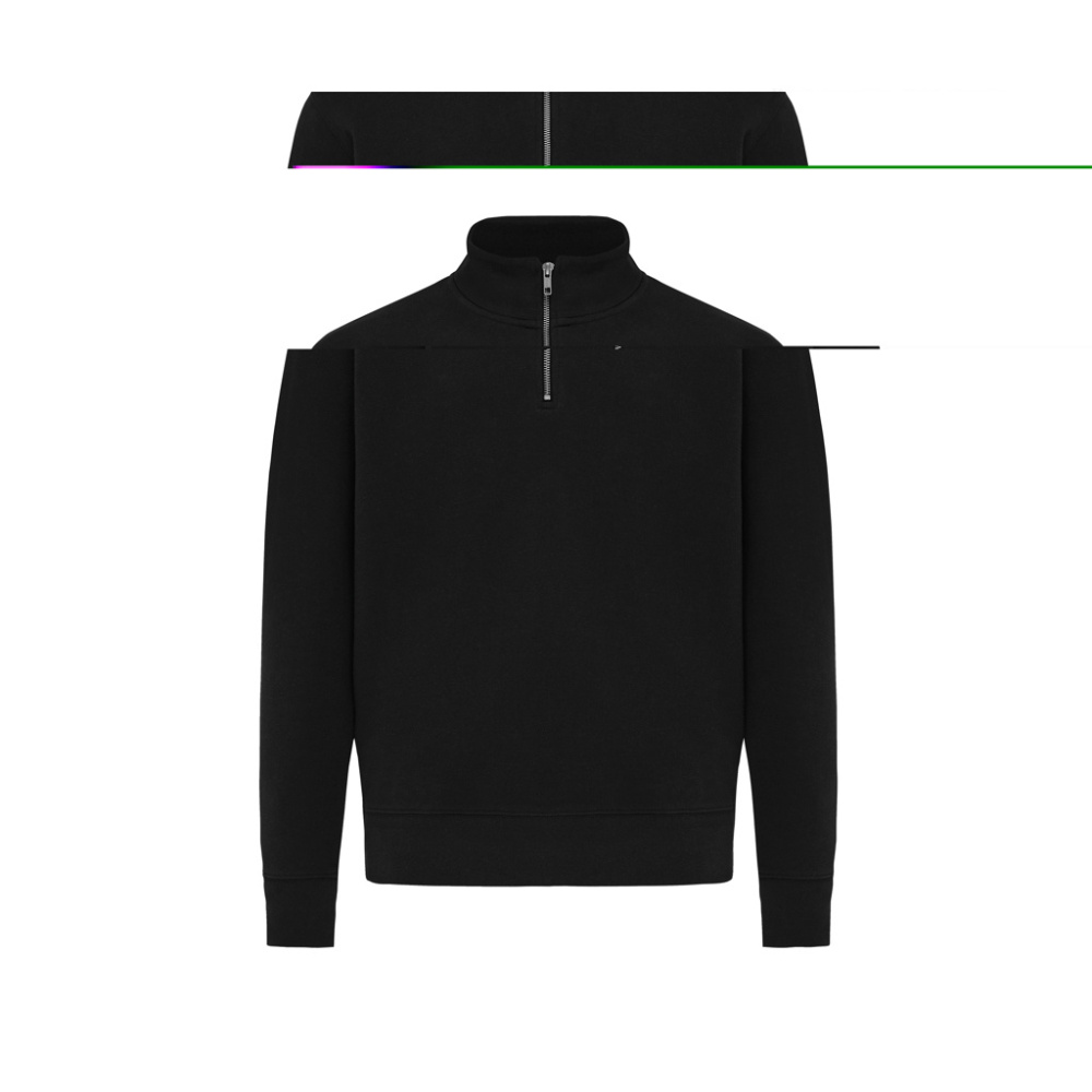 Logo trade promotional giveaways image of: IQONIQ Elgon recycled cotton quarter zip sweater