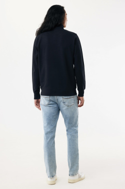 Logo trade corporate gifts picture of: IQONIQ Elgon recycled cotton quarter zip sweater