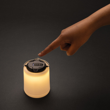 Logotrade business gift image of: Limio RCS recycled plastic portable re-chargeable table lamp