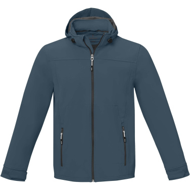 Logo trade business gift photo of: Langley men's softshell jacket