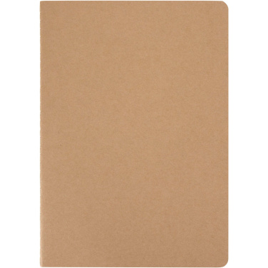 Logo trade promotional merchandise picture of: Slyk A5 kraft cahier notebook with dotted pages
