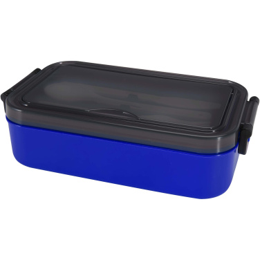 Logotrade promotional giveaway image of: Snappy lunch box and cutlery set