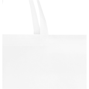 Logo trade corporate gifts image of: EcoSeal GRS recycled nonwoven gusset tote bag 12L