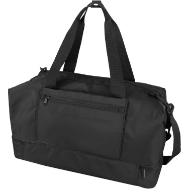 Logo trade promotional merchandise picture of: Trip Aware™ recycled travel duffel bag 42L