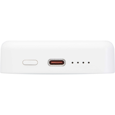 Logo trade promotional products picture of: Acrab 10.000 mAh 15W magnetic wireless power bank with 20W PD - made from recycled plastic