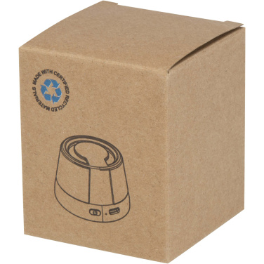 Logo trade promotional products picture of: Horna 3W recycled plastic magnetic wireless speaker