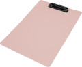Writing pad with clip, pink