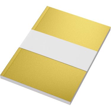 Logotrade promotional product image of: Novella Austen A5 metallic soft cover notebook - 100 sheets