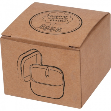 Logotrade promotional gift image of: Candle in tin PRAGUE