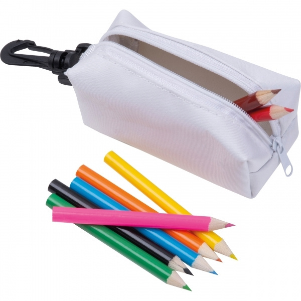 Logotrade promotional merchandise picture of: Case with Colored Pencils CARLTON