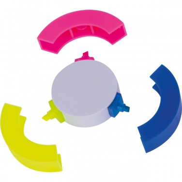 Logo trade promotional merchandise picture of: 3-in-1 Highlighter ANDORRA