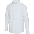 Carnelian poplin men's shirt, White