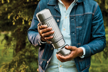 Logo trade promotional giveaways image of: Black+Blum Explorer Flask Duo 1L