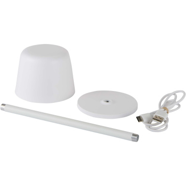 Logo trade promotional gift photo of: Alya rechargeable dimmable table lamp with 3 light modes