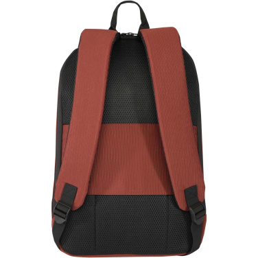 Logo trade promotional gifts picture of: Luma 15" GRS recycled anti-theft laptop backpack 10L