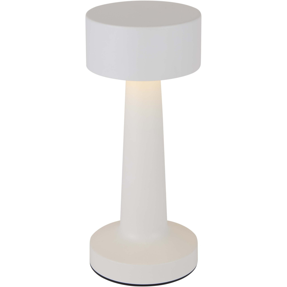 Logo trade promotional items image of: Aludra rechargeable dimmable table lamp with 3 light modes