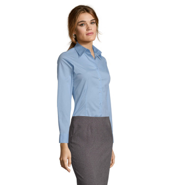 Logo trade promotional giveaway photo of: EDEN women shirt 140g
