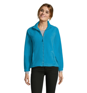 Logotrade promotional item image of: NORTH WOMEN ZIPPED FLEECE