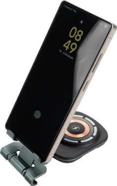 Logotrade corporate gift image of: Phone holder with wireless charger