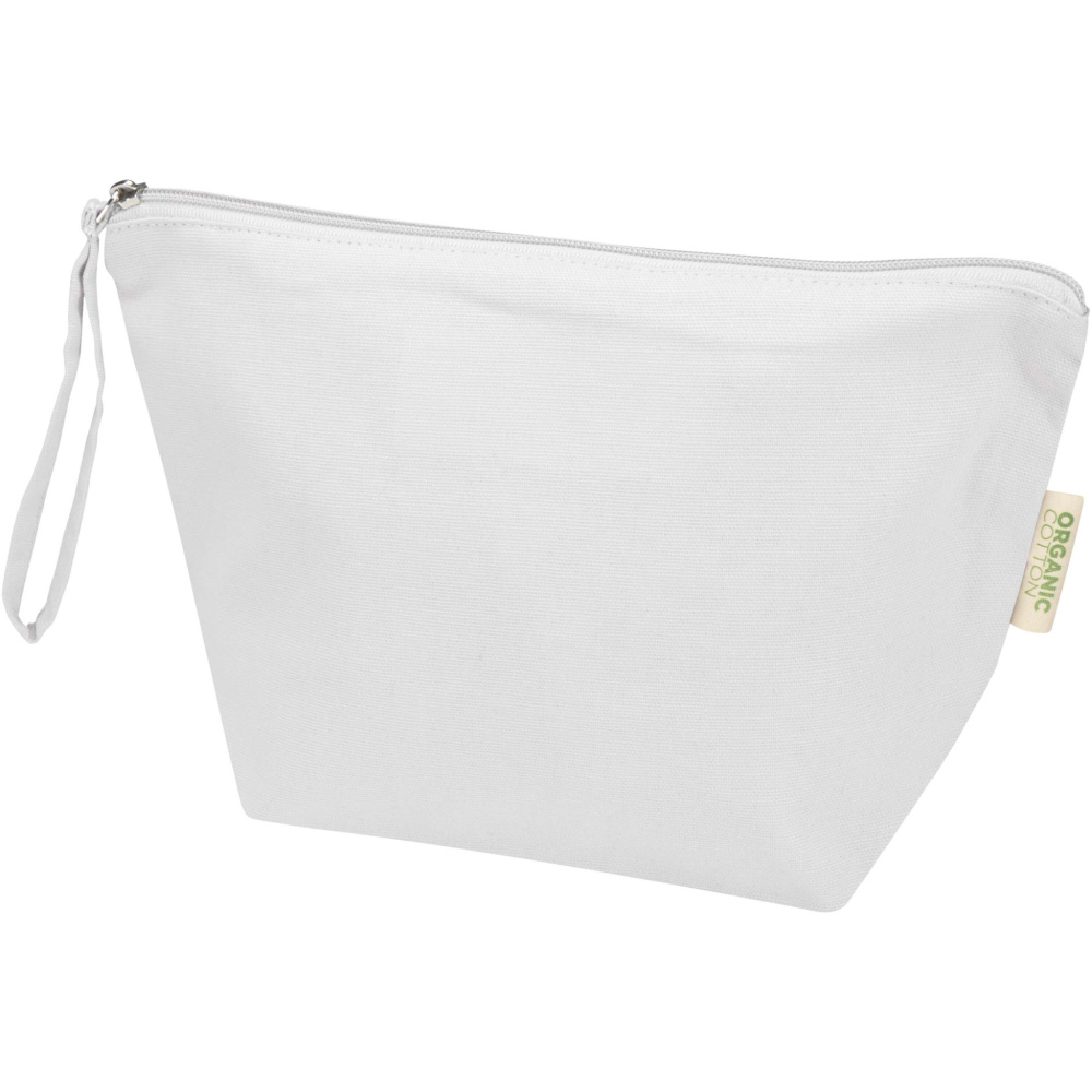 Logotrade promotional item image of: Odisha 180 g/m² OCS organic large accessory pouch 3L