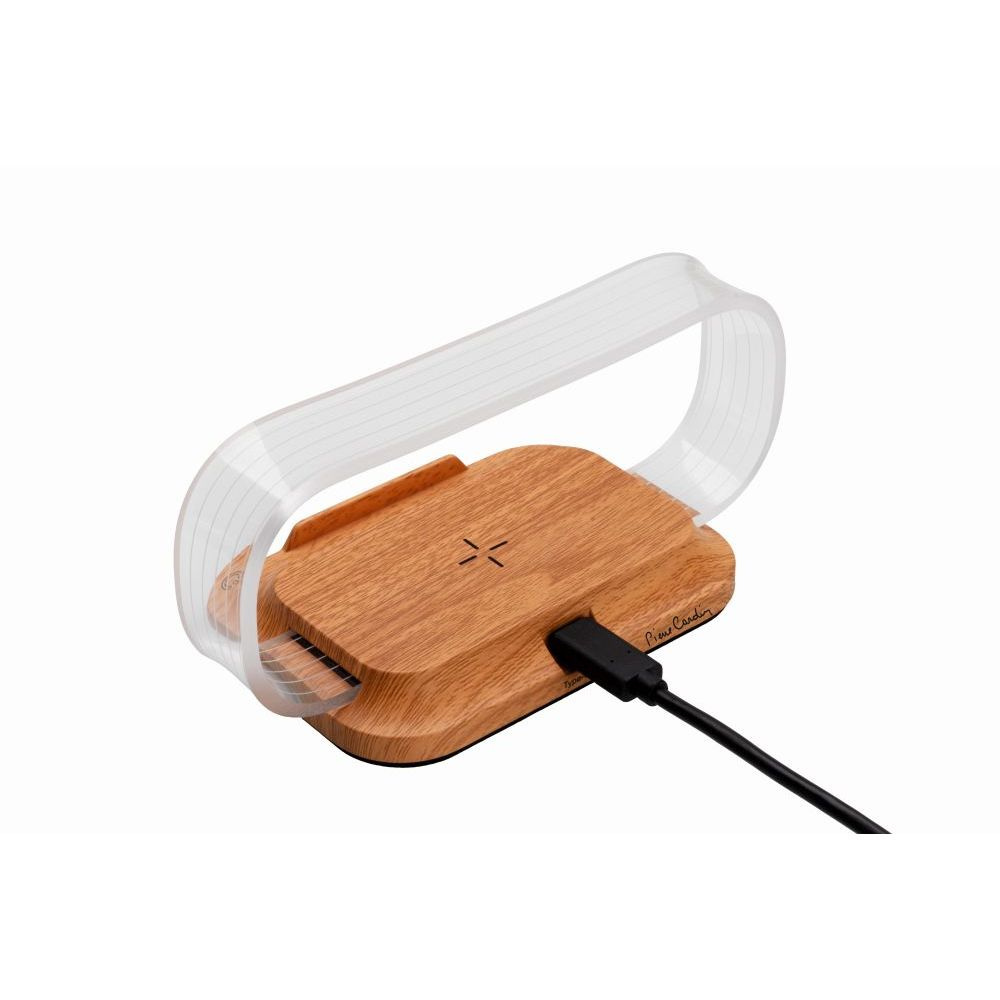 Logotrade corporate gift picture of: Phone stand with wireless charger JEROME Pierre Cardin