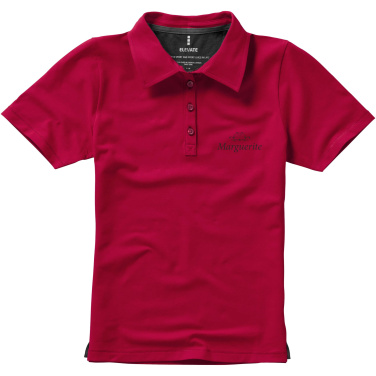 Logo trade promotional gifts image of: Markham short sleeve women's stretch polo
