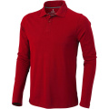 Oakville long sleeve men's polo, Red