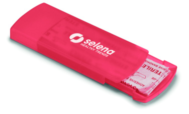 Logo trade promotional products image of: Container with plasters