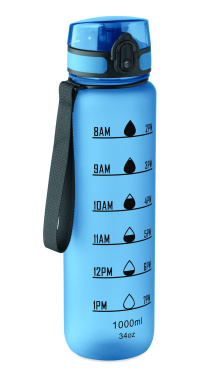 Logotrade promotional product image of: Sports water bottle RPET 1L
