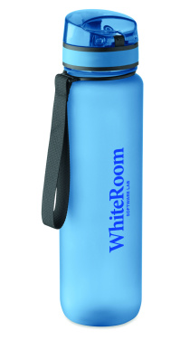 Logo trade business gifts image of: Sports water bottle RPET 1L