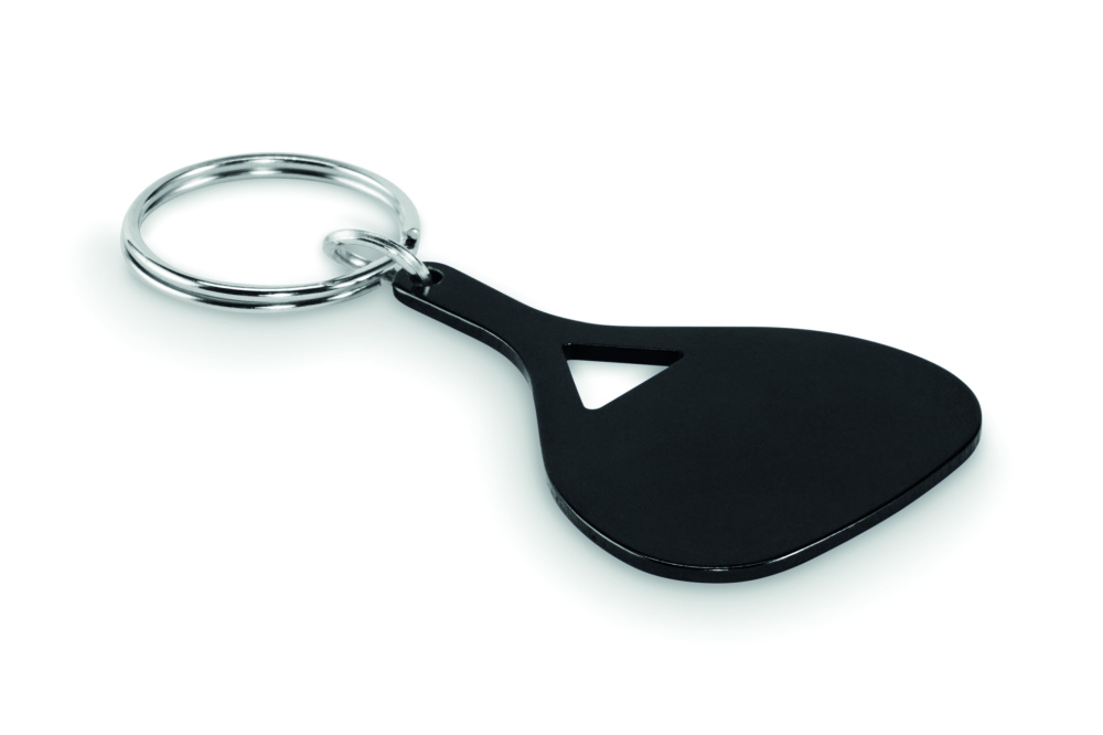 Logo trade promotional giveaway photo of: Aluminium key ring