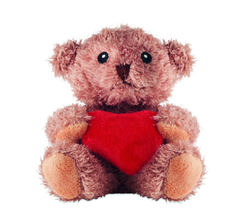 Logotrade promotional gift picture of: Teddy bear plush with heart