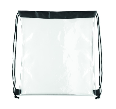 Logotrade promotional merchandise photo of: Transparent drawstring bag