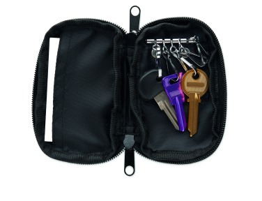 Logo trade promotional merchandise photo of: Key case in 300D RPET