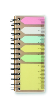 Logo trade corporate gift photo of: Memo pad in PP