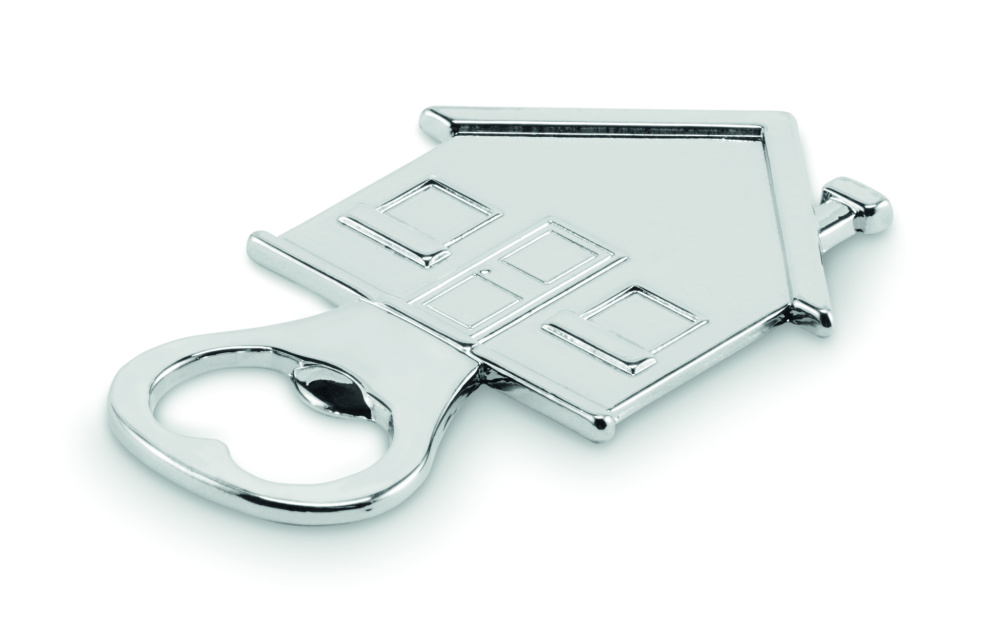 Logo trade promotional items picture of: House shape bottle opener