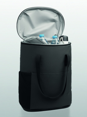 Logo trade corporate gifts image of: Cooler rucksack 600D RPET