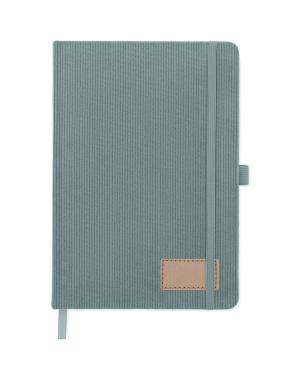 Logo trade corporate gifts image of: A5 notebook hard RPET cover