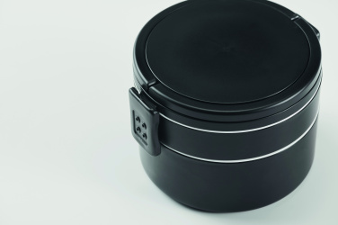 Logo trade corporate gift photo of: PP two-tier lunch box 950 ml