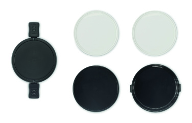 Logo trade promotional gift photo of: PP two-tier lunch box 950 ml